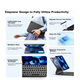Защитный чехол UGREEN для iPad Magic Keyboard, совместимый с моделями M5 2025 года и M4 Chip Pro 2024 года, 11 дюймов [Магнитное крепление · Надежная фиксация] - изображение 7