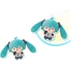 LDCX Hatsune Miku Ponytail Swinging Fufu Merchandise Doll Plush Toys Smiley Face Version Birthday Gift - изображение 2