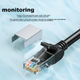 Кабель Ethernet UGREEN 25022 Cat6 плоский медный, 20 м, черный - изображение 11