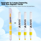 Акриловые маркеры Snowhite POMAC Giant Power Liquid с мягким наконечником, непрозрачные, многоразовые, для рисования и творчества, набор DM102 - 36 цветов в коробке, акварельные маркеры для художественного образования. - изображение 10