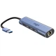 Адаптер Aigo USB - RJ45 Gigabit Ethernet, док-станція для ноутбука, USB-хаб, R03A - зображення 8