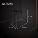 Складной стол для ноутбука максимальная нагрузка 30 кг черный Ruhhy FK-0386 - изображение 1