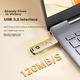 Флешка HP Xinxinshi Orange, 64 ГБ, USB 3.2, до 220 МБ/с, металлическая - изображение 8