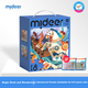 Великий паперовий пазл MiDeer Advanced Puzzle 8x8 - Чарівна книга та казковий сад (версія з сумкою для зберігання), дитячий подарунок - изображение 2