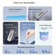 Флеш-накопичувач PHILIPS 64 ГБ USB 2.0 21UA-G високої ємності, стильний, легкий, портативний, універсальний, для навчання, офісу, торгів, комп'ютера - изображение 4