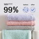Набор банных и лицевых полотенец UCHINO Soft Cotton Cloud, мягкий, впитывающий, из чистого хлопка, сине-зеленый, + мешок для белья. - изображение 4