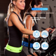Flipbelt [Класична поясна сумка] Багатофункціональний пояс для бігу на свіжому повітрі для чоловіків та жінок, спорядження для марафону, кишеня для телефону, атомно-жовтий XL - зображення 5