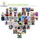 Flipbelt [Класична поясна сумка] Багатофункціональний пояс для бігу на свіжому повітрі для чоловіків та жінок, спорядження для марафону, кишеня для телефону, атомно-жовтий XL - зображення 10