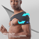 Бандаж плечовий MIZUNO Sports для бадмінтону та баскетболу компресійний дихаючий 0030-XL - зображення 9