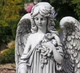 Садова фігура Ангел з трояндою 76х31х28 см Гранд Презент ССП12008 Сірий - зображення 7