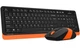 Комплект бездротовий A4tech Fstyler FG1010, Black+Orange - зображення 3
