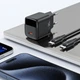 Сетевое зарядное устройство AceFast A115 30W GaN с LED-дисплеем (Type-C, QC4, PD3.0). Black - изображение 8