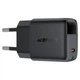Сетевое зарядное устройство AceFast A113 PD20W GaN с LED-дисплеем (Type-C, QC4, PD3.0). Black - изображение 3