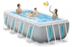 Каркасный бассейн 400x200x122 см 2 006 л/ч Intex 26770 + каркас чаша фильтр лестница тент подстилка в комплекте - изображение 3