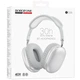 Беспроводные накладные наушники Borofone BO36 Tone, Bluetooth 6.0, до 30 часов работы, мощные басы, аккумулятор 300 mAh Silver - изображение 3
