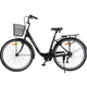 Велосипед SPARK CITY TEYA 28`` ал18`` жв v-brake с корзиной чёрный - изображение 4
