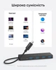 USB-хаб Anker PowerExpand Direct 4-in-1 USB-C PD Media Hub 0.3 м Black (A8309G11) - зображення 6