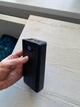 Павербанк 30000 mAh чорний Power Bank з ліхтариком LED-дисплей 2xUSB Type-C Lightning Micro-USB зовнішній акумулятор для телефону планшета - зображення 3