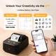 Термопринтер Inkbird N20 для етикеток портативний Bluetooth з акумулятором Type-C зручний мобільний додаток - изображение 4