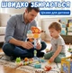 Детский водопад для ванной Bathroom Pipe Splicing Toys, игра для купания, конструктор-трубопровод с фигурками зверушек на присосках - изображение 4