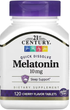 Мелатонін 21st Century Melatonin 10 mg Quick Dissolve 120 таб вишня - зображення 1
