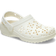Жіночі крокси класік Crocs Classic Floral Cut-Out Clog Chalk (37-38, білий) - изображение 5