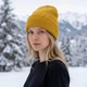 Шапка из хлопка и акрила One Size для девушки и парня, головной убор шапка демисезонный унисекс для повседневной носки - изображение 1