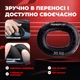 Еспандер кистьовий ProDobro PP-4337 30 кг силіконовий чорний - зображення 7
