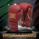 Боксерские перчатки Leone GN059 12 унций PU черные - изображение 2
