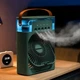 Портативный вентилятор, кондиционер с водяным охлаждением Air Cooler Fan 4 в 1 (580 AC) Зелёный - изображение 5