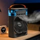Портативный вентилятор, кондиционер с водяным охлаждением Air Cooler Fan 4 в 1 (580 AC) Черный - изображение 5
