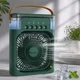 Портативный вентилятор, кондиционер с водяным охлаждением Air Cooler Fan 4 в 1 (580 AC) Зелёный - изображение 6