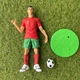 Коллекционная футбольная фигурка Криштиану Роналду Фифа 26 Cristiano Ronaldo FIFA world 2026 сборная Португалии 20 см - изображение 4