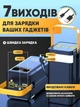 Повербанк 100000 mah 20W Super Fast Charge 10269 з LED дисплеєм і швидкою зарядкою PD/QC 3 порта powerbank павербанк для телефона apple айфона iphone самсунг samsung роутера планшета універсальний з ліхтариком - зображення 3