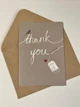 Листівка - книжечка з конвертом та вкладишем для листа 10 х 15 см Thank you - изображение 2