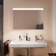 Дзеркало Hansgrohe Xarita Lite Q 1000/30 з горизонтальним LED підсвічуванням та ІЧ датчик, білий матовий - изображение 2
