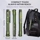 Фонарь ручной YEMAO YM-M46, XPG+11SMD, красный лазер, белый, красный, синий, УФ свет, АКБ14500/1xAA, ЗУ Type-C, магнит, открывалка - изображение 4