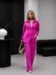 Женский костюм рубашка с штанами фуксия 46-48 г1434.0577 - изображение 4