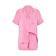 Піжама рожева з шортами Victoria's Secret Signature Satin Short Pajama Set Jacquard Pink Sugar - Розмір XS - зображення 3
