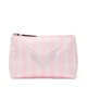 Косметичка рожева зі стразами крила Victoria's Secret Satin Pouch Heritage Stripe - зображення 1