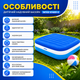 Детский надувной бассейн Intex 57403-3 прямоугольный 166 × 100 × 28 см с мягким дном, защитным тентом, подстилкой, ручным насосом и 10 игровыми шариками - изображение 4