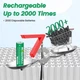 Комплект перезаряджуваних літій-іонних батарейок AA MOGUIMAX 3400mWh 1.5В з постійною напругою та фірмовим зарядним кейсом, 4 шт. - изображение 5