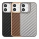 Чохол Premium Kajsa Glamorous Collection Straw Mat Pattern with MagSafe для iPhone 17 Desert Gold - изображение 2