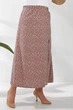 Юбка софт однотонная в горошек, цвет мокко, L-XL, 257R11-1 - изображение 6