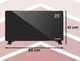 Электрический радиатор 2500 Вт для дома 85 см черный Zelva FK-0963 - изображение 4