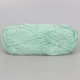 YarnArt Cotton Gold Paillettes, М'ята №7112 — бавовняна пряжа з паєтками для в'язання спицями та гачком, 50 г/140 м, 82% бавовна / 18% поліестер - зображення 3