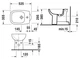 Підлогове біде DURAVIT D-CODE, окремостоячий, кругла - зображення 2