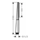 Лійка для душу HANSGROHE RAINFINITY 26866000, хром, стік прямокутний - изображение 2