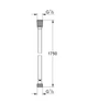 Шланг для душу GROHE SILVERFLEX 28388KF1, чорний/матовий, пластик, 175 см - изображение 2