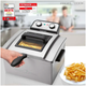 Фритюрница масляная 4 литра 3000 Вт с 2 корзинами для кухни Profi Cook - изображение 7